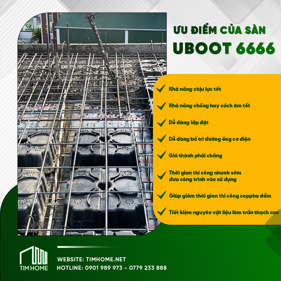 Ưu điểm của sàn Uboot  