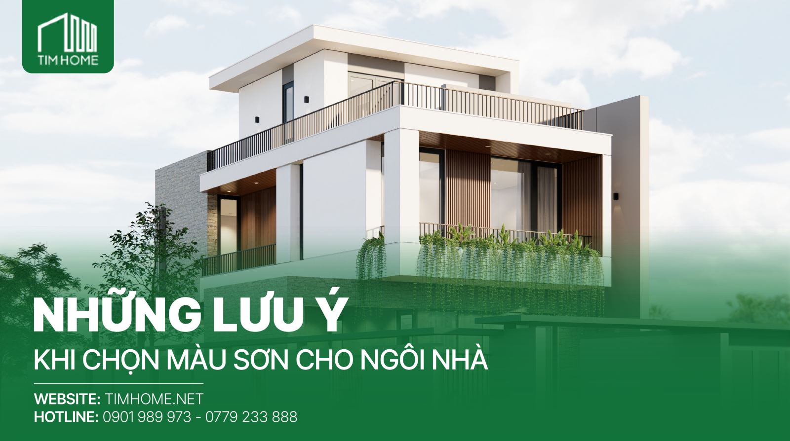 NHỮNG LƯU Ý KHI CHỌN MÀU SƠN CHO NGÔI NHÀ